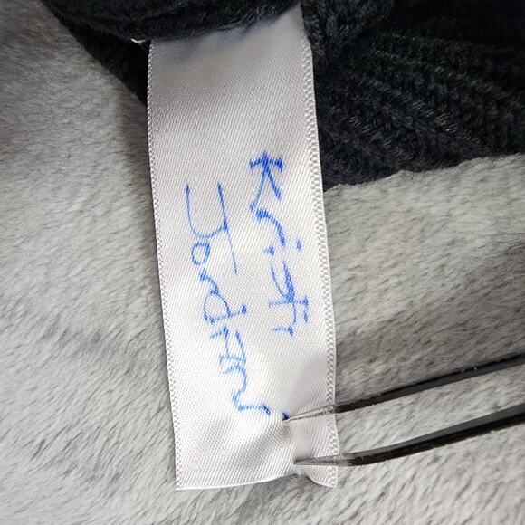 Tahari Swim Cover Womens L Black Halter Neck Sleeveless Crochet Beach Boho - Picture 8 of 11